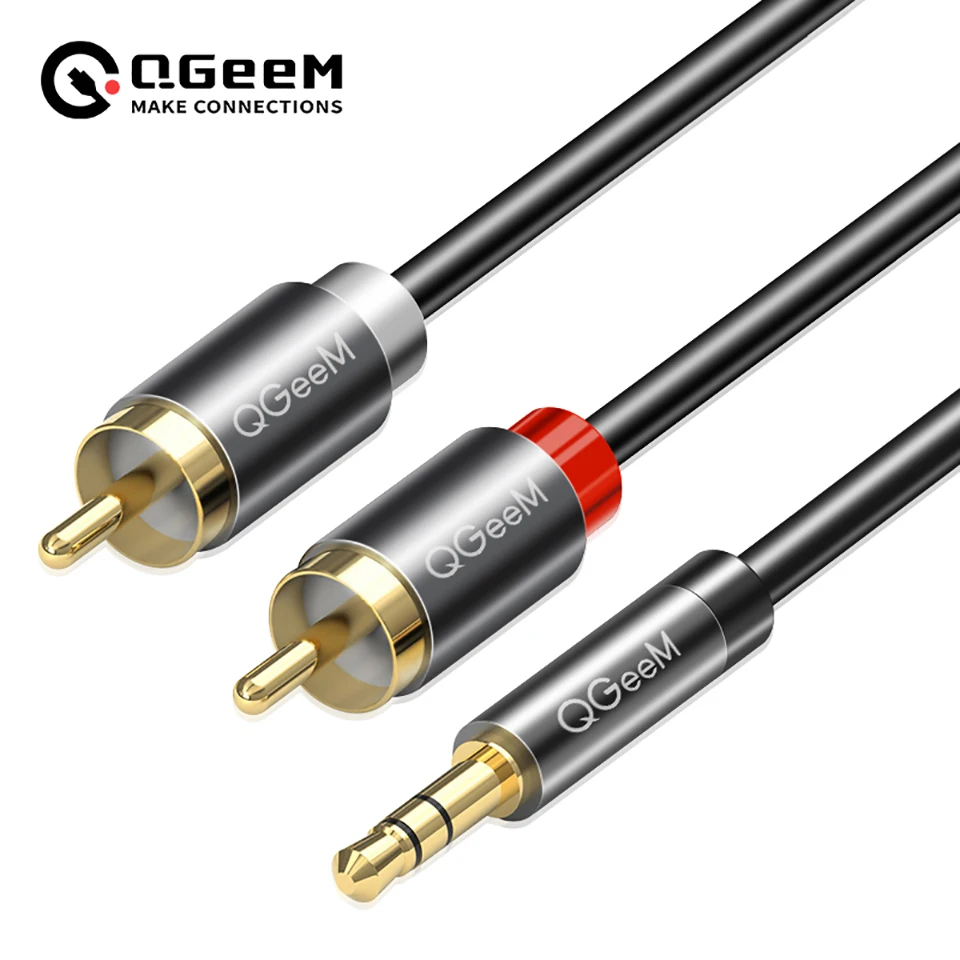 Home Cinema Idea - Câble RCA QGeeM 2RCA vers 3.5mm,