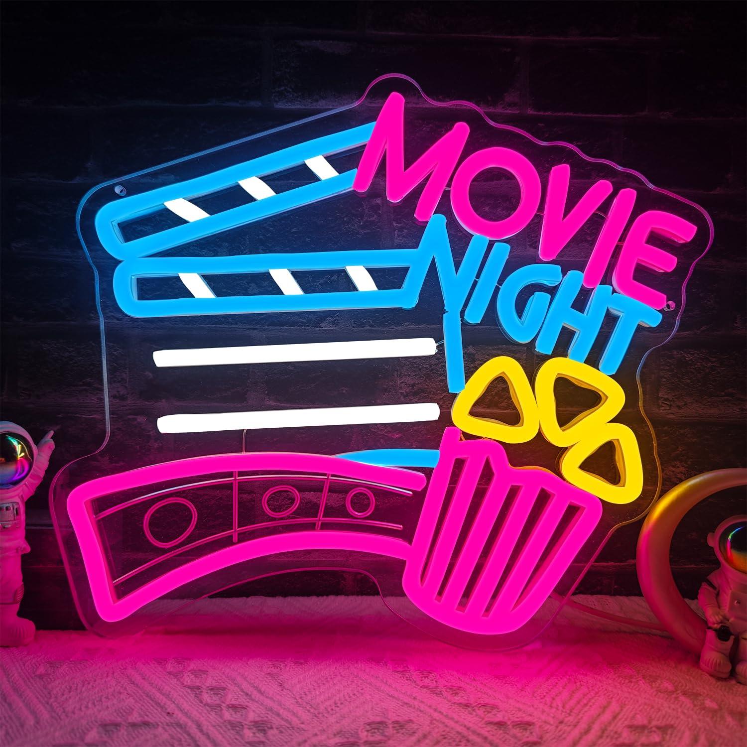 Home Cinema Wall Lights - Panneau lumineux néon 