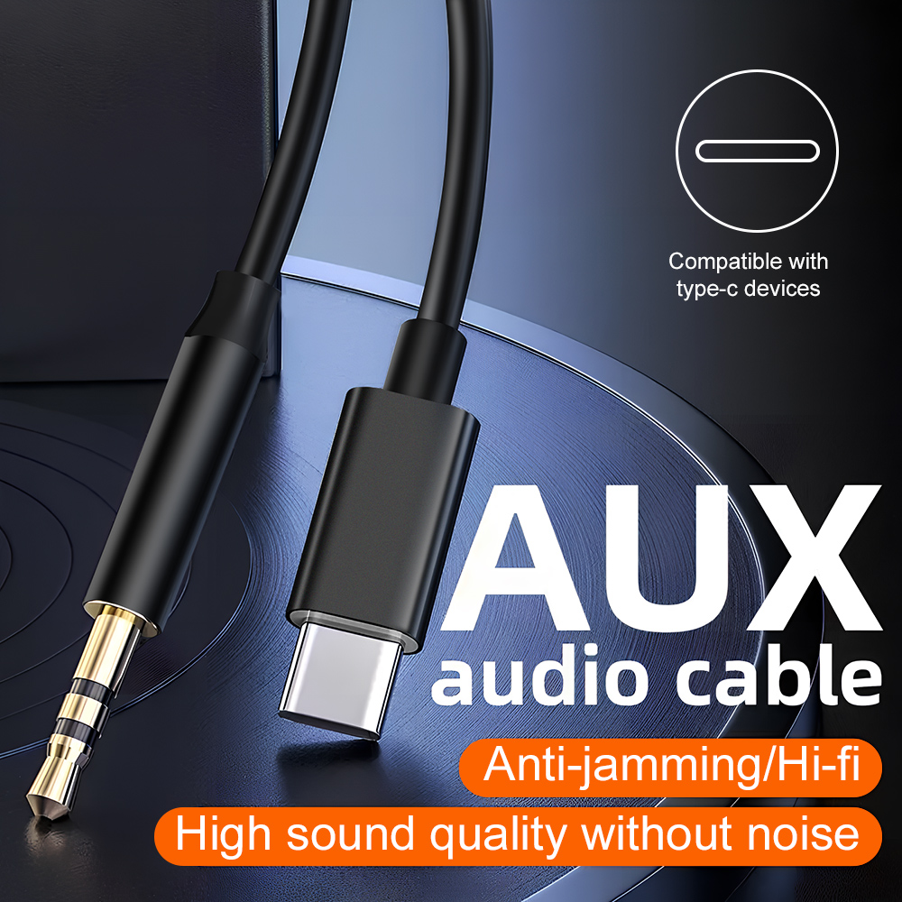 Home Cinema Cabasse - Câble audio AUX Type-C vers 3,5