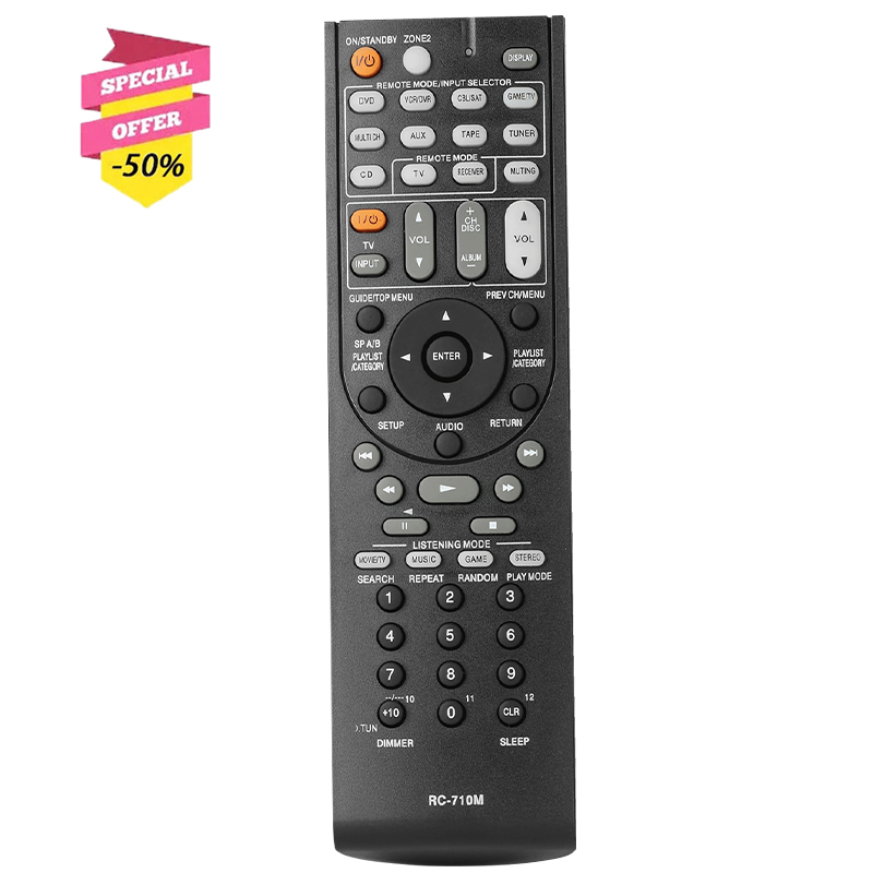 Onkyo Home Cinema - Nouvelle télécommande RC-710M RC710M Compatible avec