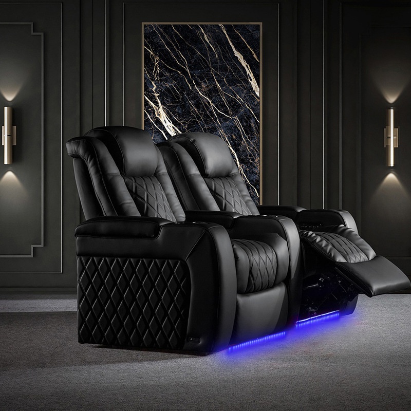 Home Cinema Recliners - Ensemble de canapé inclinable électrique en