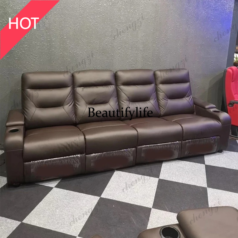 Home Cinema Recliners - Ensemble de canapés en cuir A49