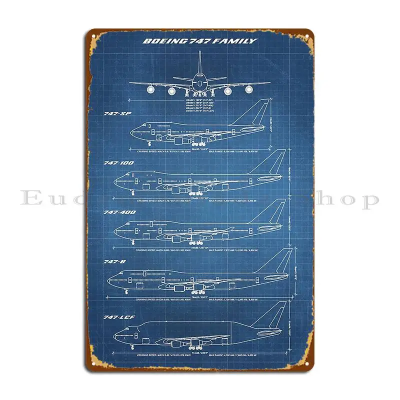 Home Cinema Wall Lights - Panneau métallique bleu clair avec plan