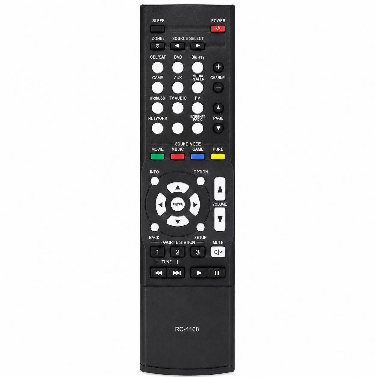 Home Cinema Denon - RC‑1168 Nouvelle télécommande de remplacement compatible