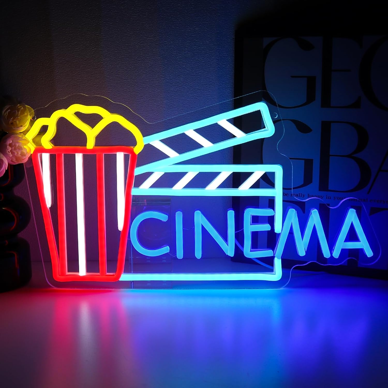 Home Cinema Wall Lights - Lumière murale néon cinéma USB LED