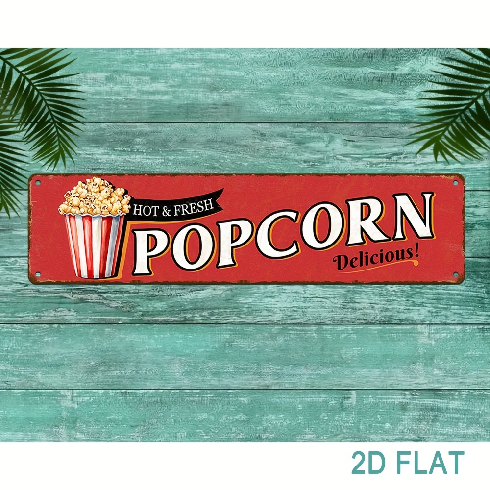 Home Cinema Wall Design - Panneau décoratif mural vintage en aluminium
