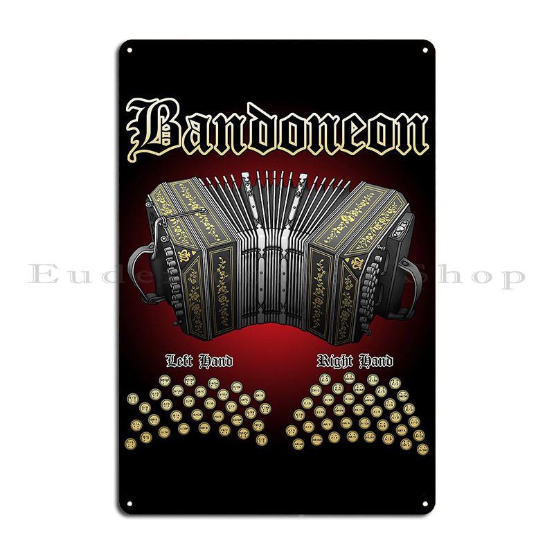 Home Cinema Wall Design - Affiche de Plaque D.lique Bandoneon, Design