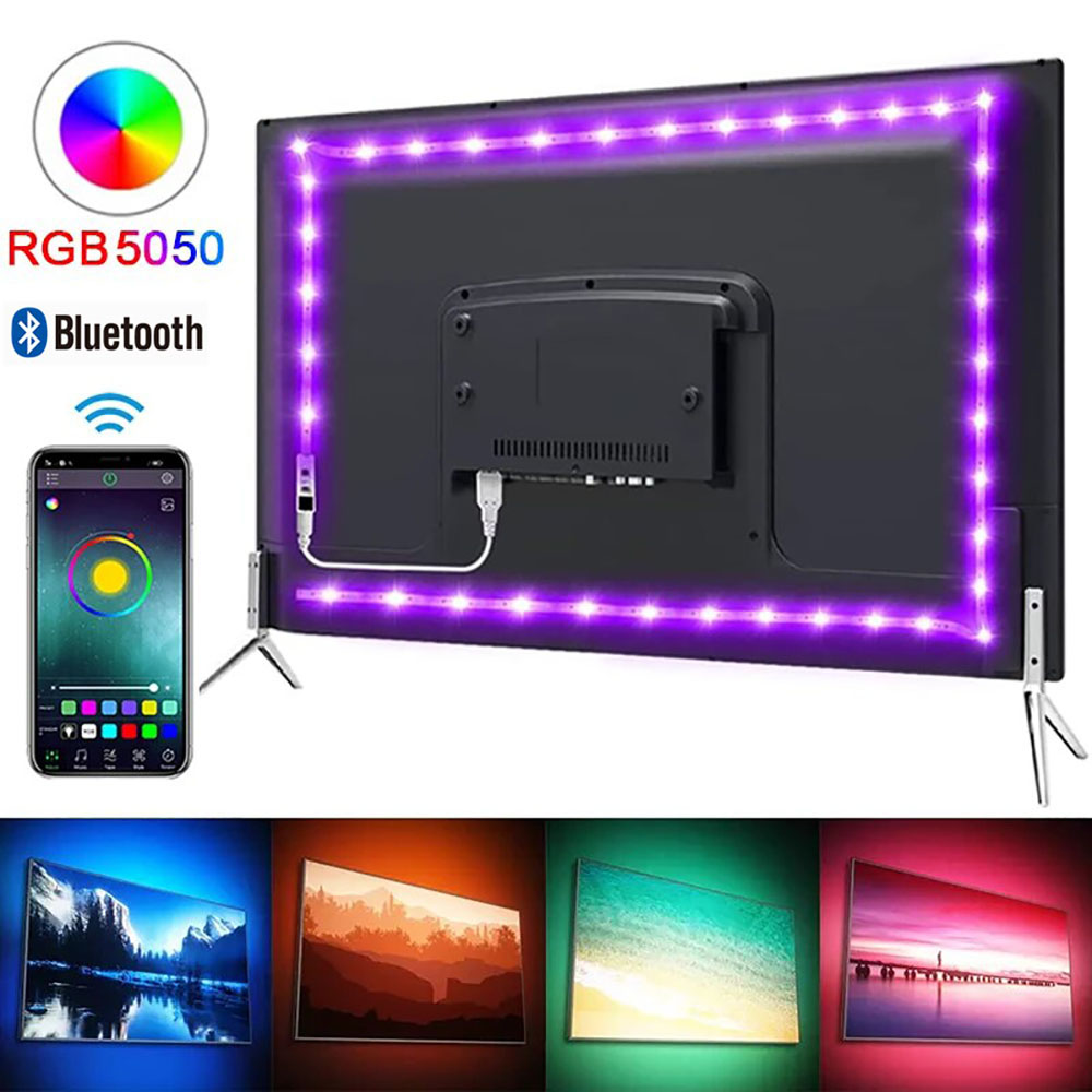 Ambient Light Strip Tv - Bande lumineuse LED RGB, contrôle par