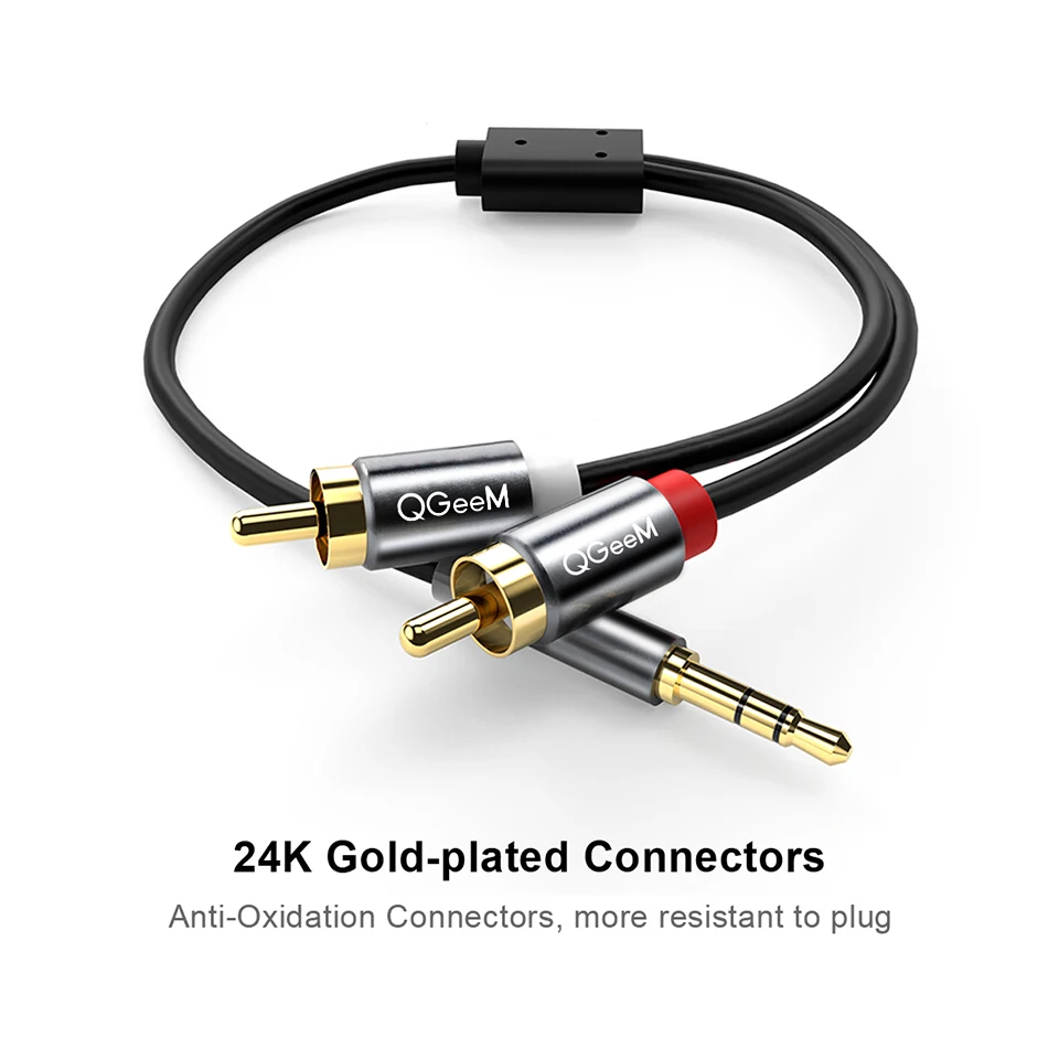 Câble RCA QGeeM 2RCA vers 3.5m - Home Cinema Idea avis et prix