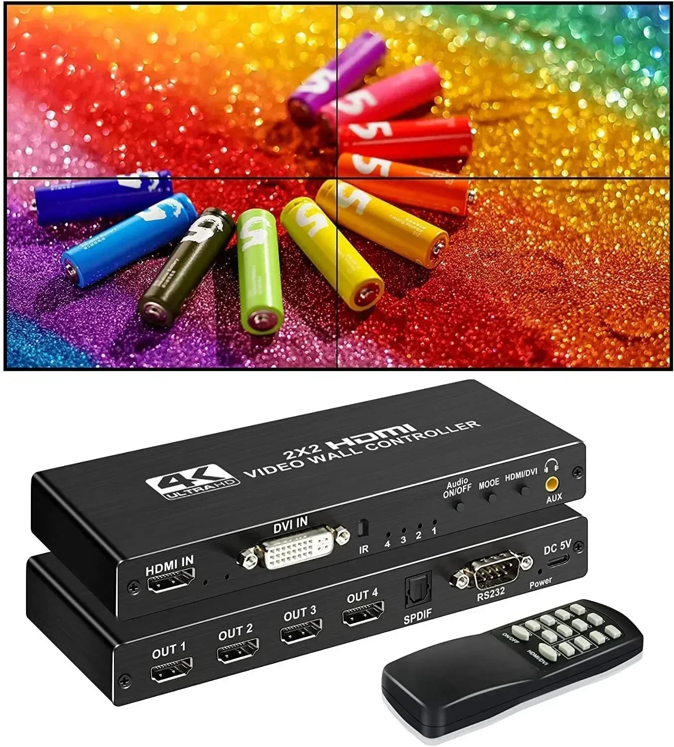 Contrôleur de mur vidéo HDMI,  - Home Cinema Screen avis et prix