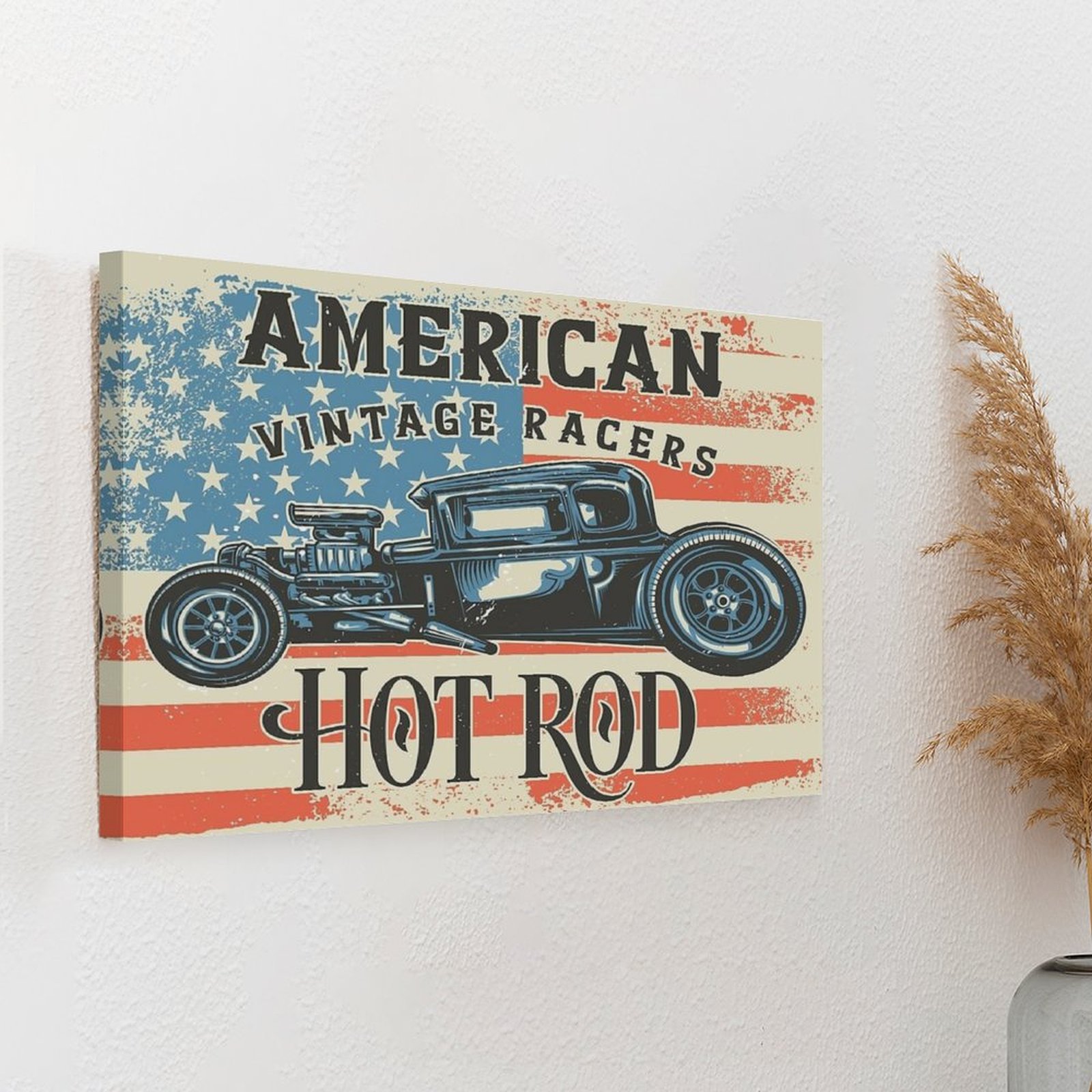 Peinture sur toile américaine  - Home Cinema Wall Design avis et prix
