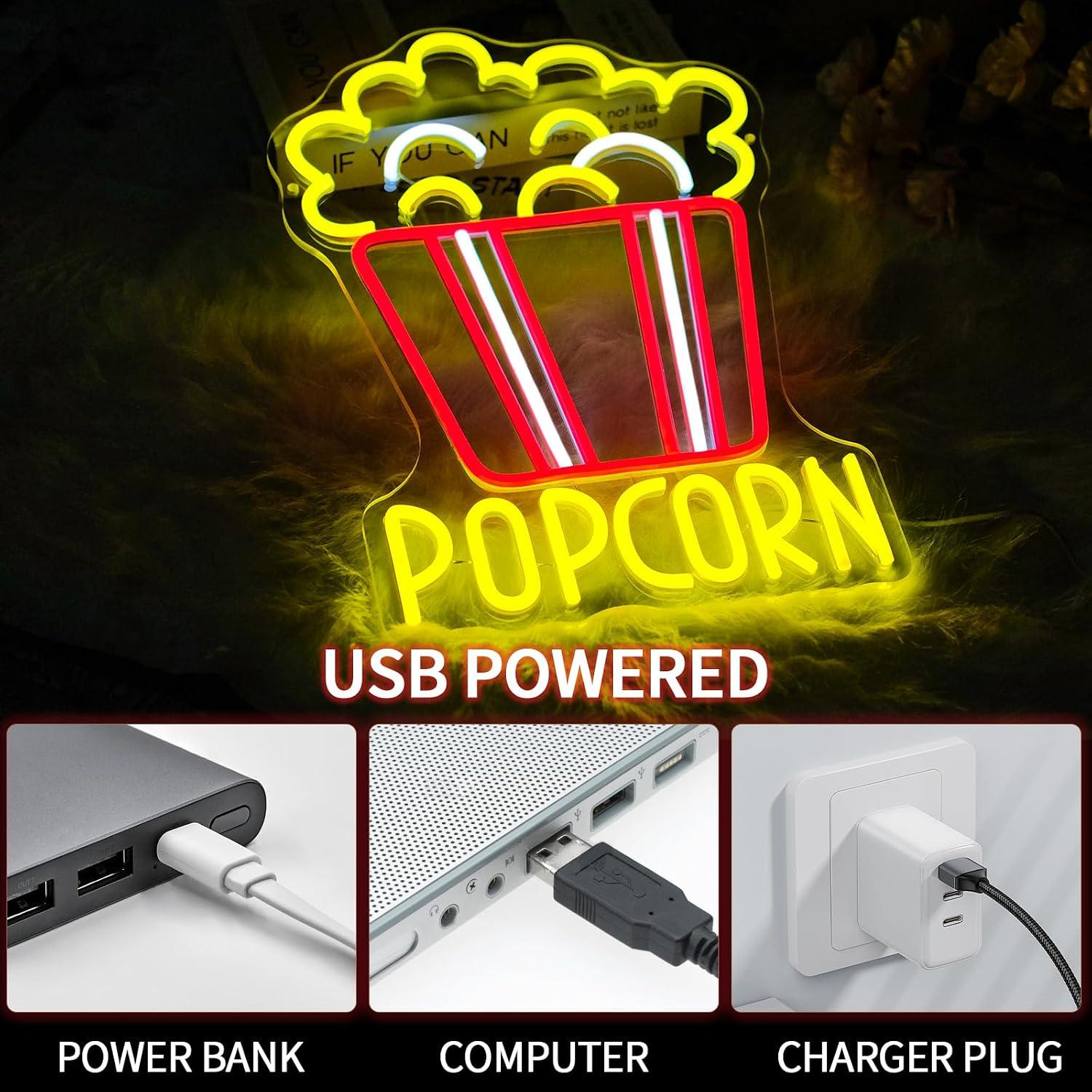 Enseigne néon LED USB à intens - Home Cinema Wall Lights avis et prix