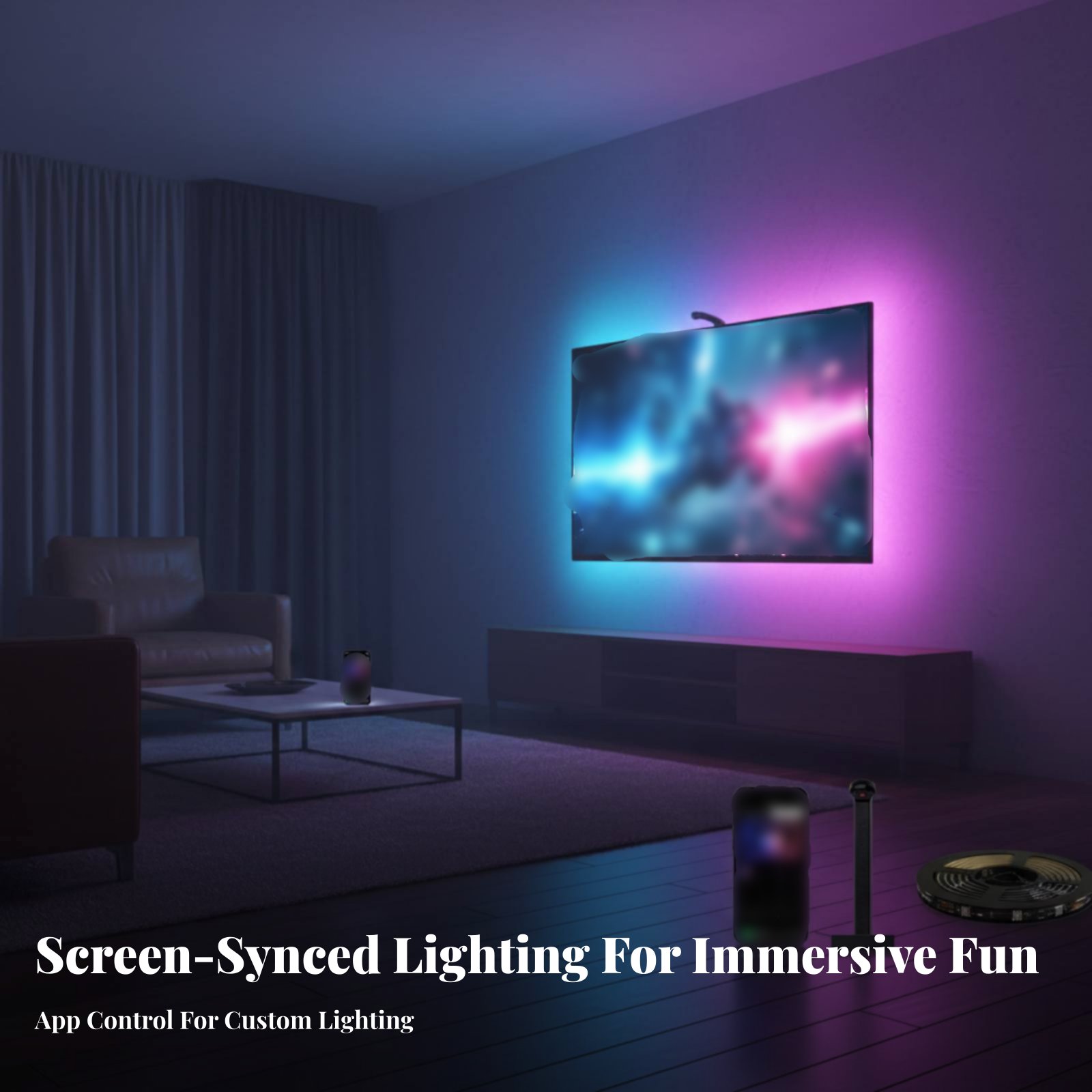 Bande lumineuse intelligente p - Ambient Light Strip Tv avis et prix