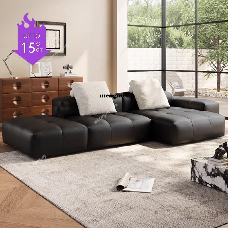 Canapé compressé en cuir nordi - Home Cinema Room Design avis et prix