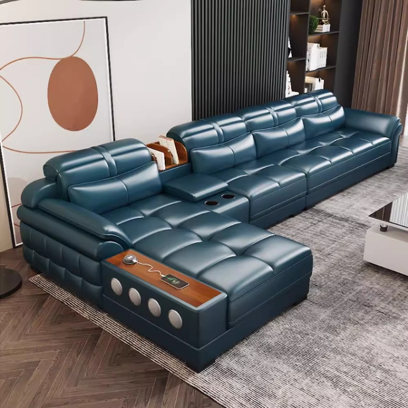 Canapés de luxe en cuir vérita - Home Cinema In Small Room avis et prix