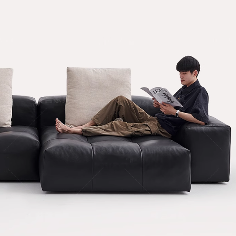 Canapé compressé en cuir nordi - Home Cinema Room Design avis et prix