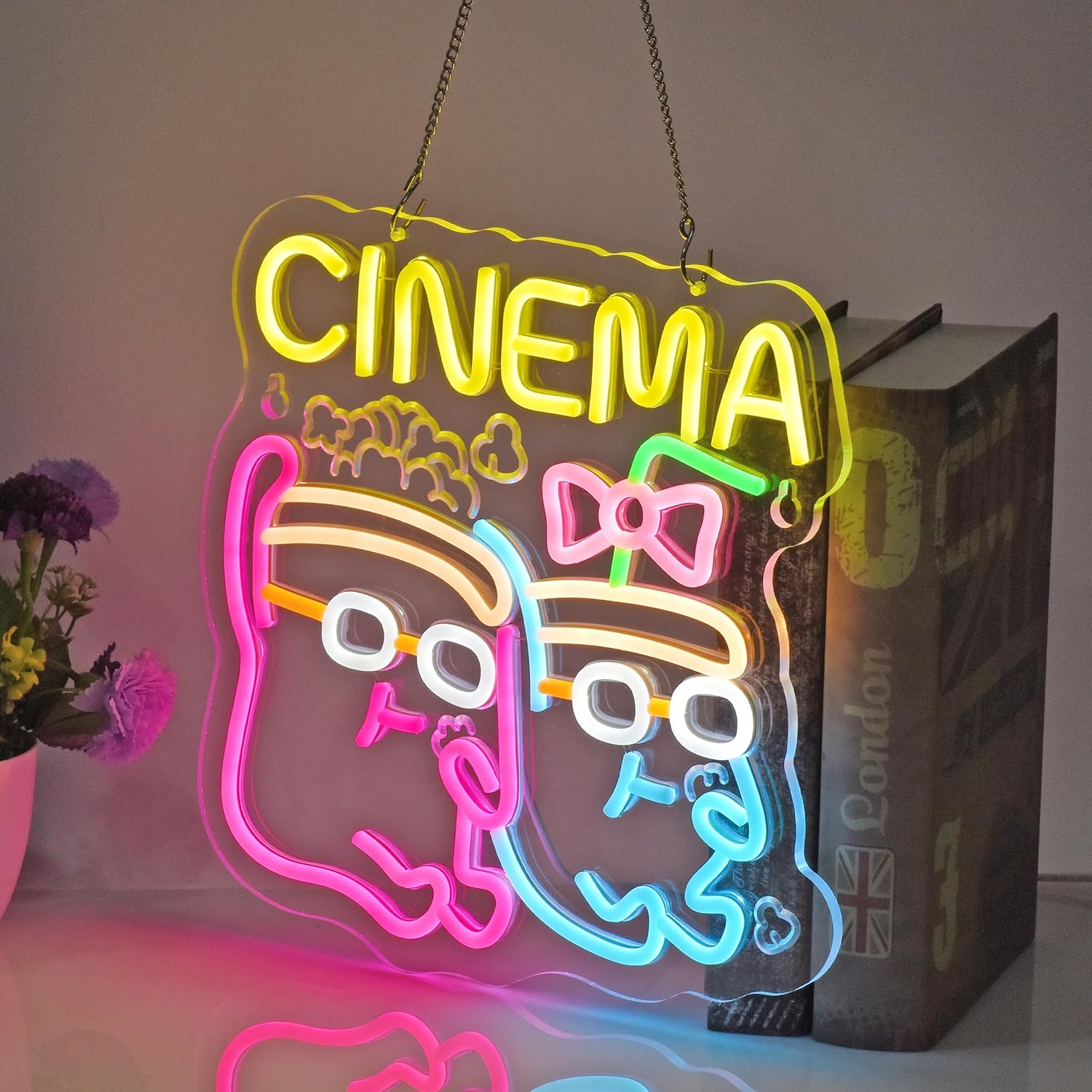 Enseigne néon LED Cinéma, Popc - Home Cinema Wall Lights avis et prix