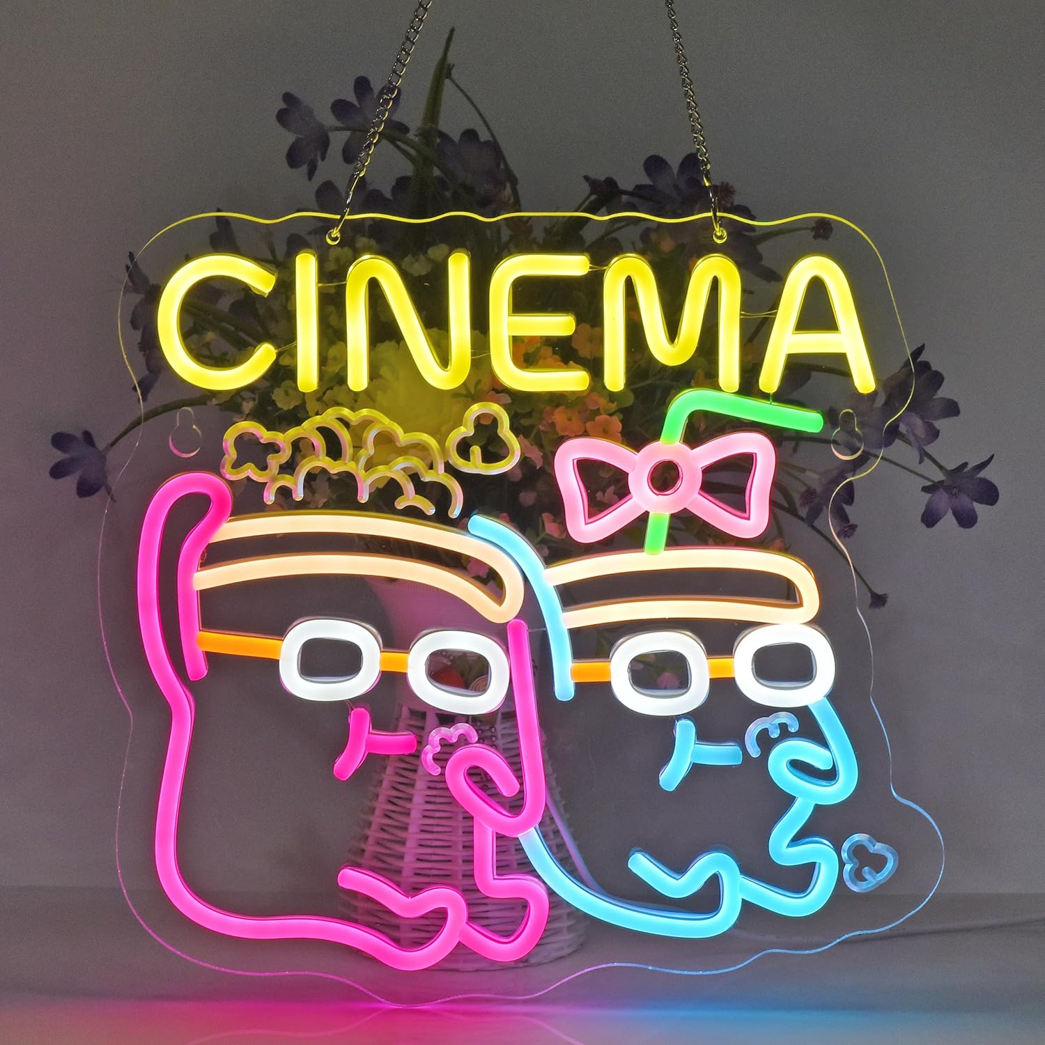 Enseigne néon LED Cinéma, Popc - Home Cinema Wall Lights avis et prix