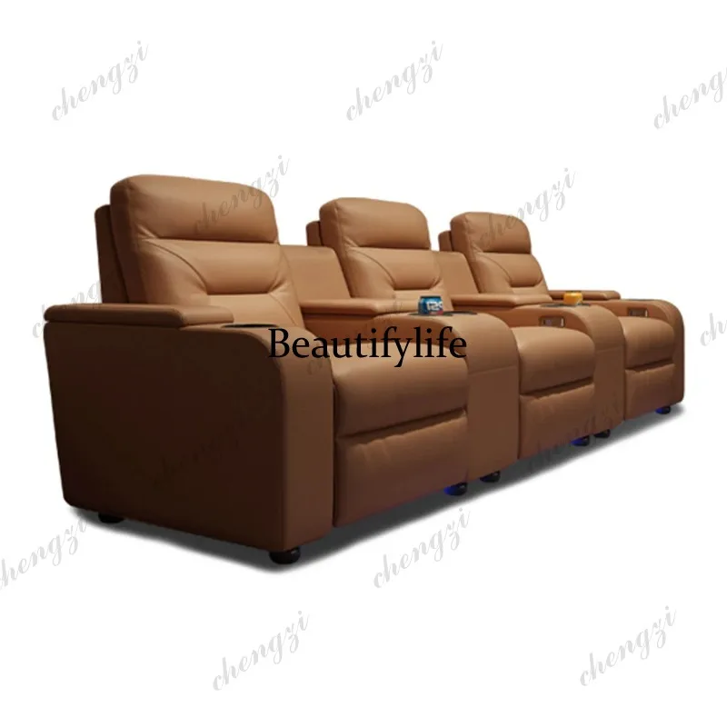 Ensemble de canapés en cuir A4 - Home Cinema Recliners avis et prix