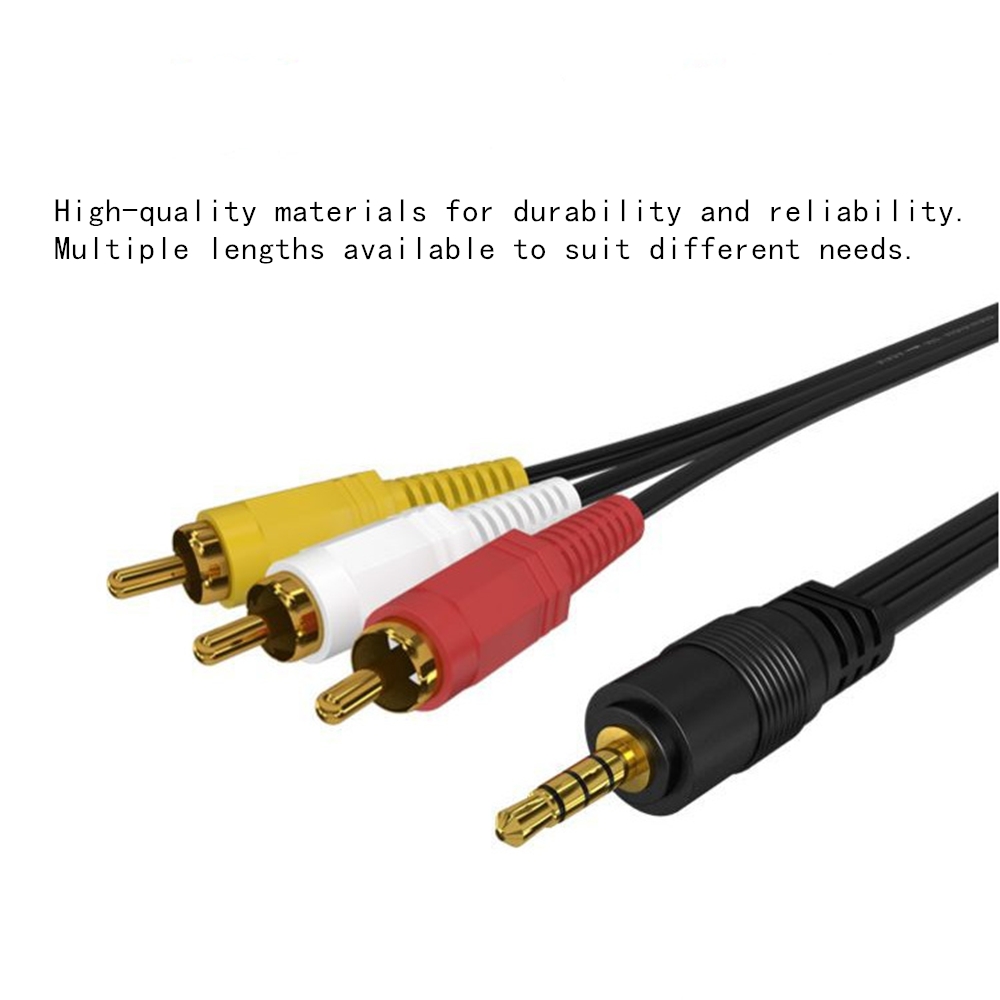 Câble Audio-vidéo RCA 3.5mm à  - Home Cinema Idea avis et prix