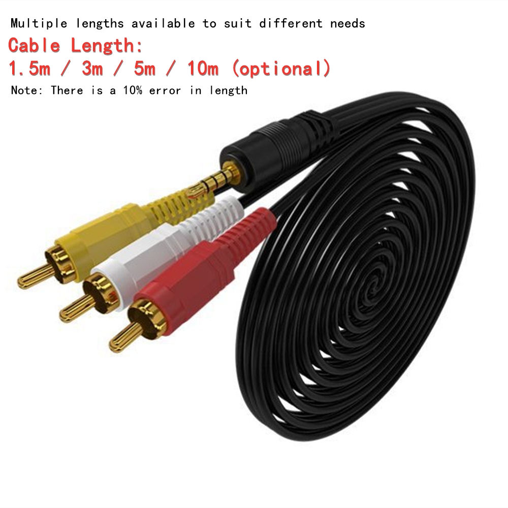 Câble Audio-vidéo RCA 3.5mm à  - Home Cinema Idea avis et prix