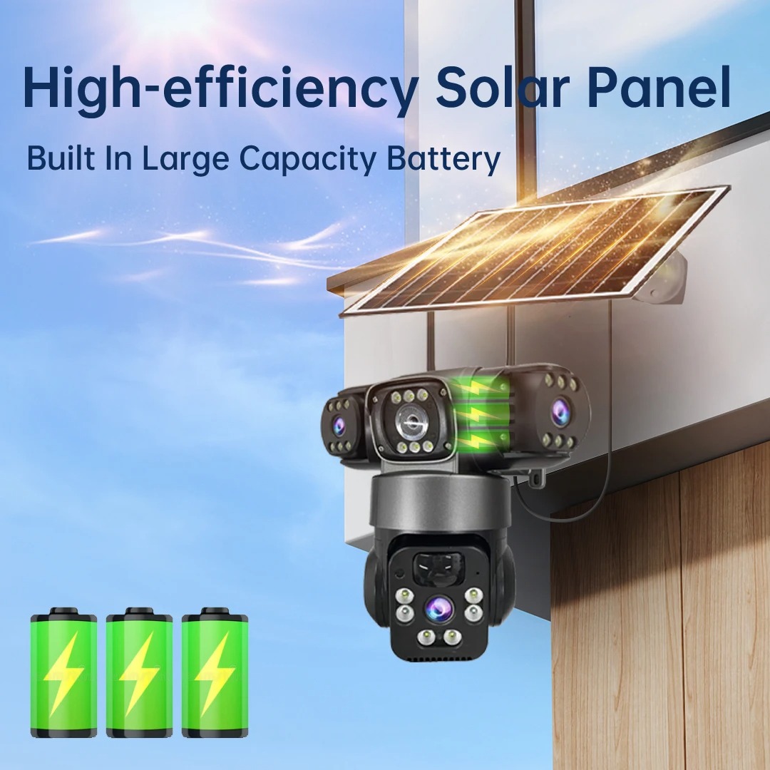 Caméra solaire 15MP V380 Pro p - Home Cinema Screen avis et prix