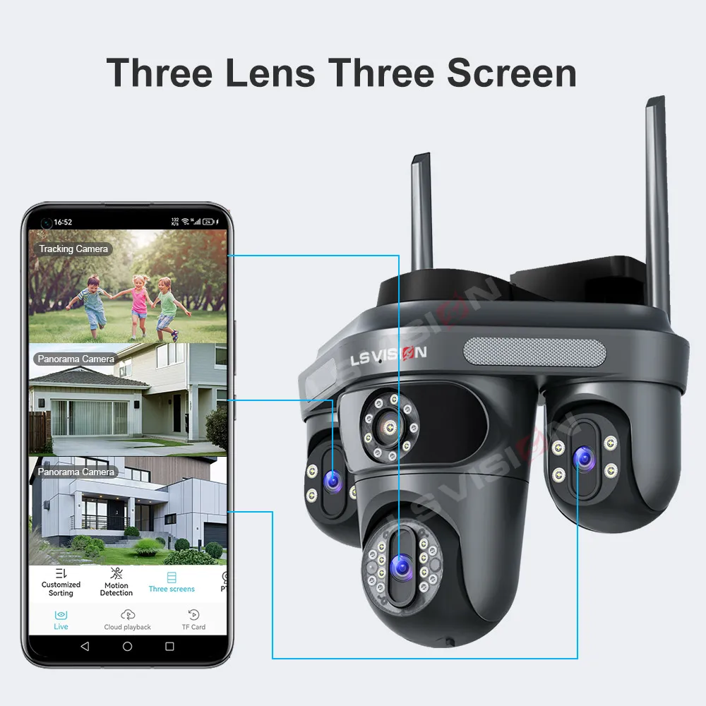 LS VISION Triple Écrans Caméra - Home Cinema Screen avis et prix