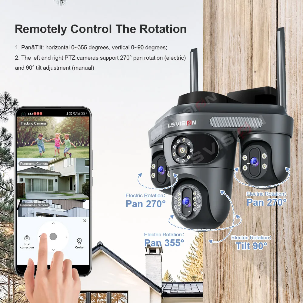 LS VISION Triple Écrans Caméra - Home Cinema Screen avis et prix