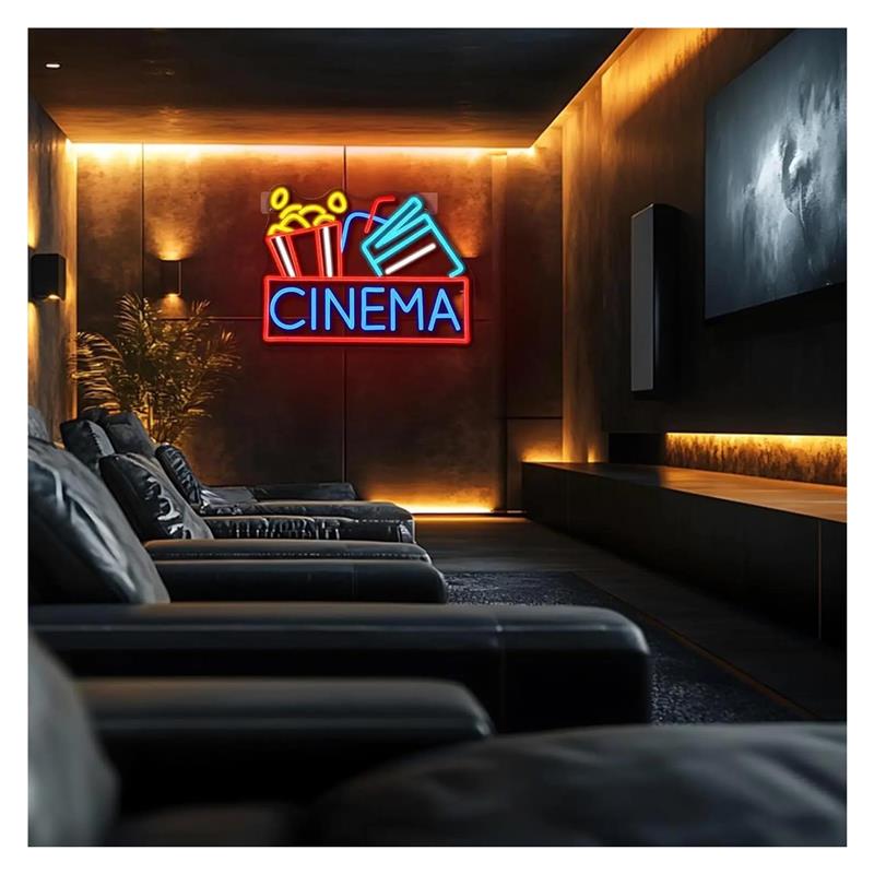 Enseigne néon cinéma alimentée - Home Cinema Wall Lights avis et prix