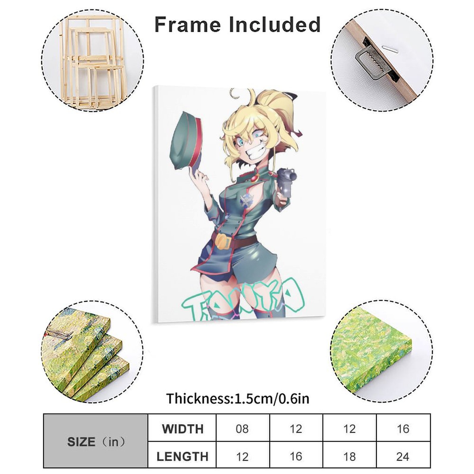 Saga de Tanya le mal affiche t - Home Cinema Wall Design avis et prix