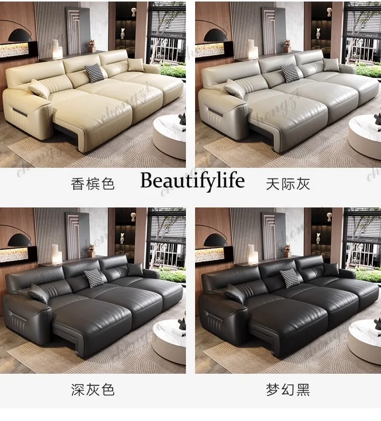 03 A68 Canapé de salon en cuir - Home Cinema Room Design avis et prix