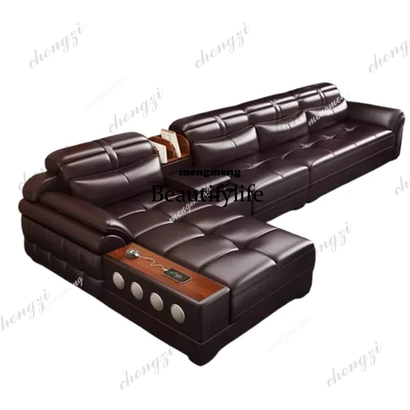 D5556 Canapés en cuir véritabl - Home Cinema In Small Room avis et prix