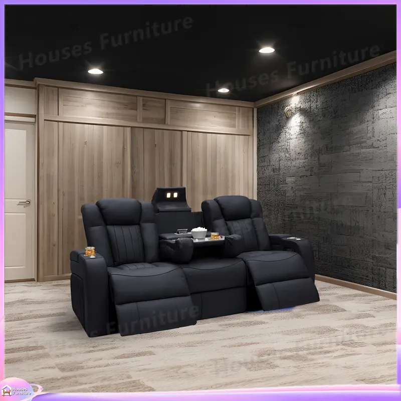 Canapé inclinable en cuir pour - Home Cinema Recliners avis et prix