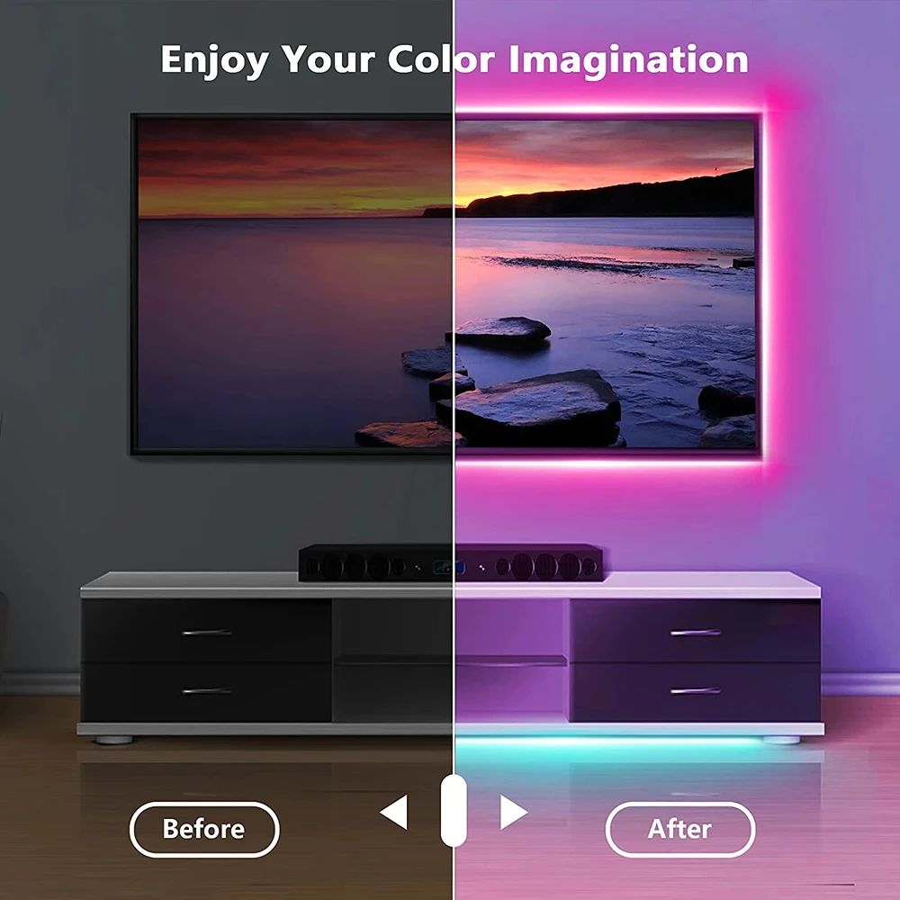 Bande lumineuse LED RGB, contr - Ambient Light Strip Tv avis et prix