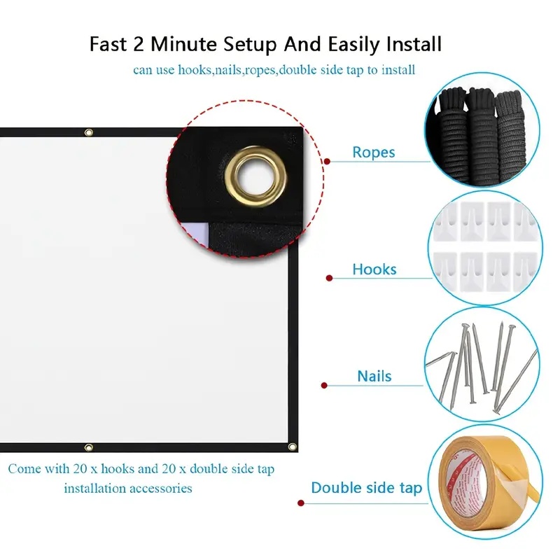 Écran de projection 16:9 intér - Home Cinema Screen avis et prix