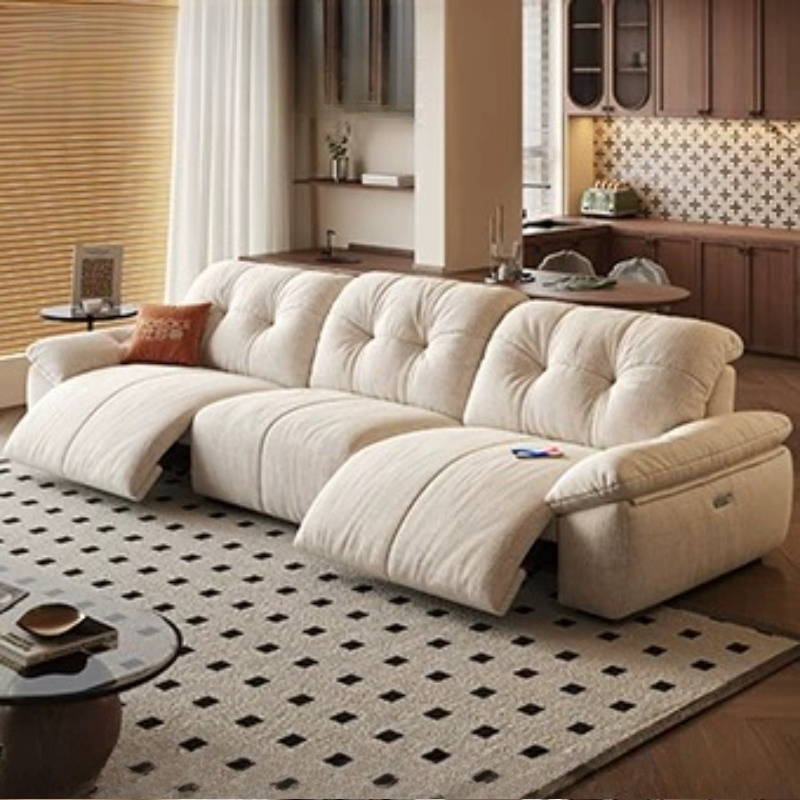 Canapé moderne blanc électriqu - Home Cinema Room Design avis et prix